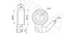 OPEL 636732 Tensioner Pulley, timing belt